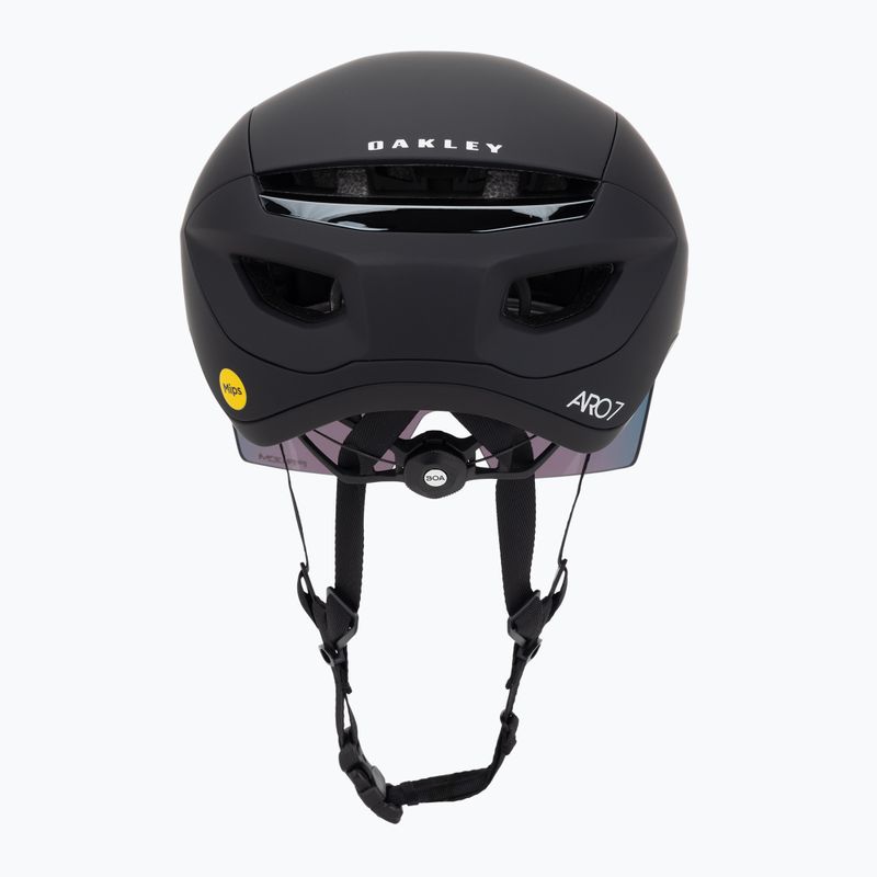 Oakley Aro7 Road matinis juodas/prizm kelių dviračių šalmas 4