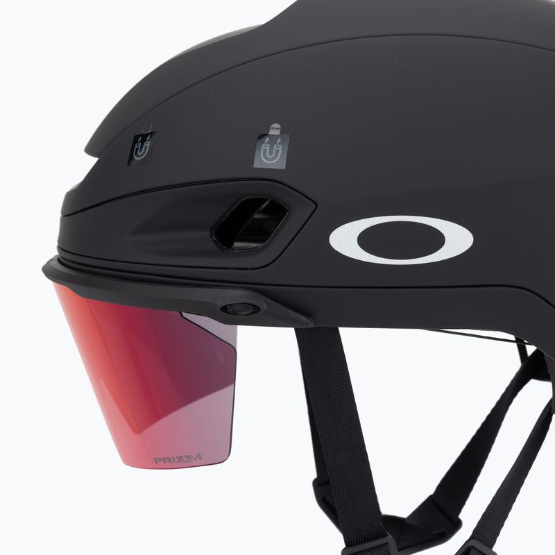 Oakley Aro7 Road matinis juodas/prizm kelių dviračių šalmas 7