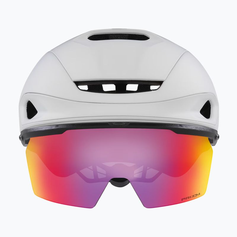 "Oakley Aro7 Road" matinis baltas/prizm kelių dviračių šalmas 2