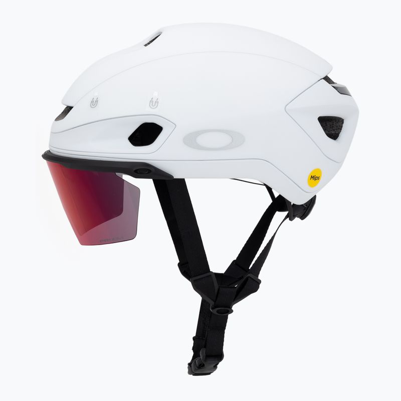 Oakley Aro7 Road matinis baltas/prizm kelių dviračių šalmas 3