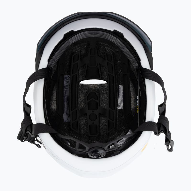 Oakley Aro7 Road matinis baltas/prizm kelių dviračių šalmas 5