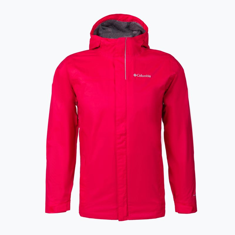 Columbia Watertight vaikiška membraninė striukė nuo lietaus raudona 1580641