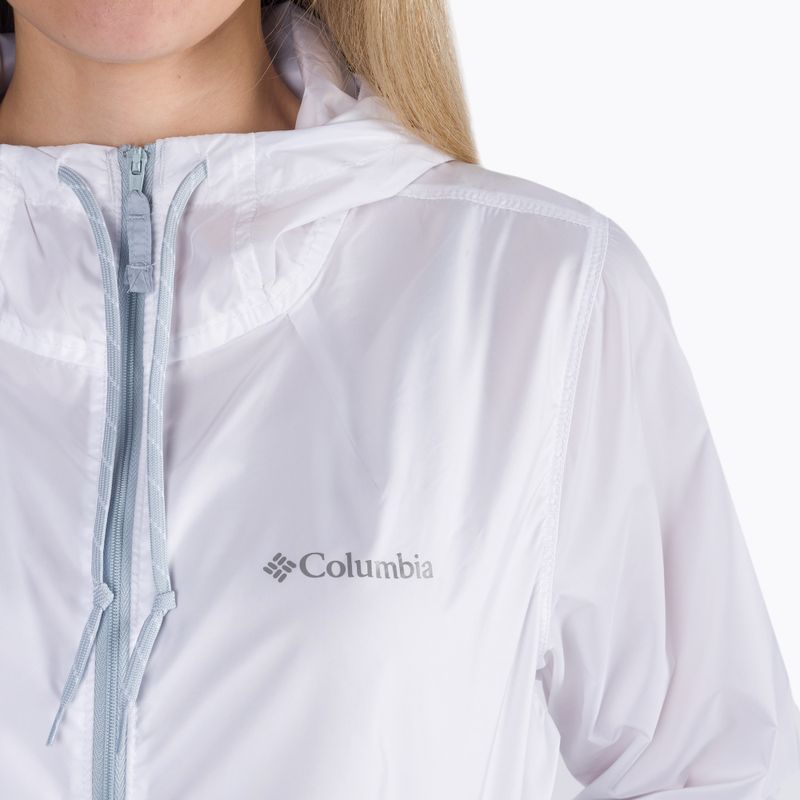 Columbia Flash Forward 101 moteriška vėjo striukė balta ir juoda 1585911 6
