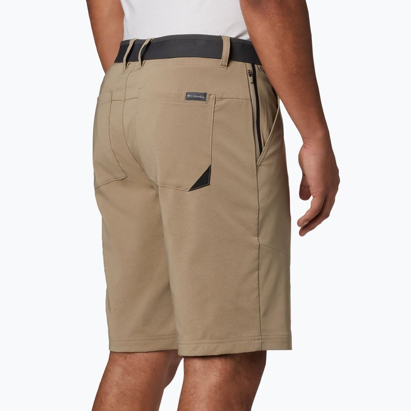 Columbia Tech Trail 221 vyriški trekingo šortai beige 1883371 4