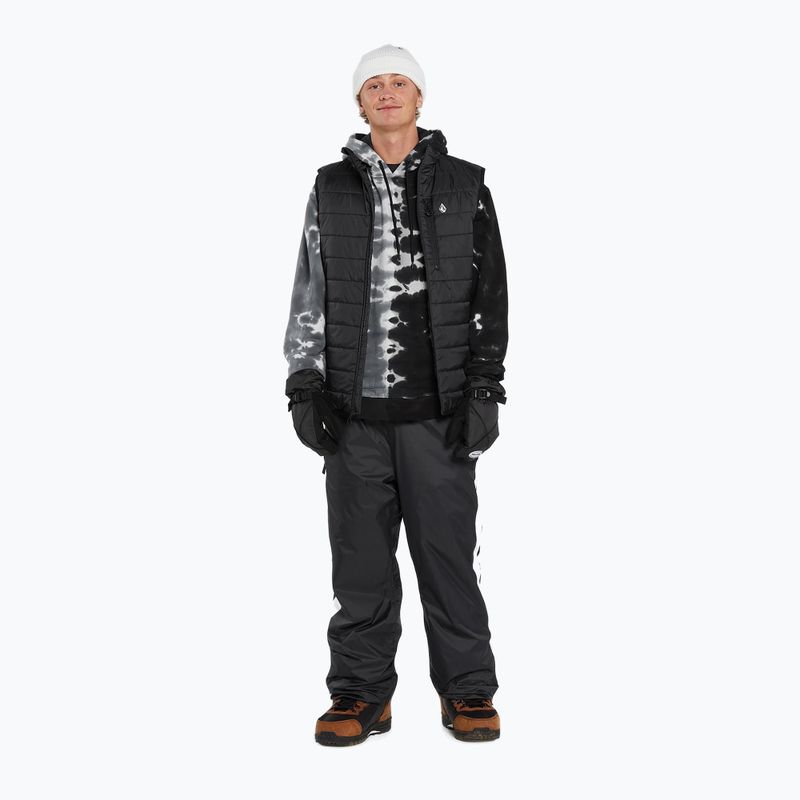 Vyriškas Volcom Insulate HD pilkos/juodos spalvos snieglenčių džemperis G4152204-TDY 3