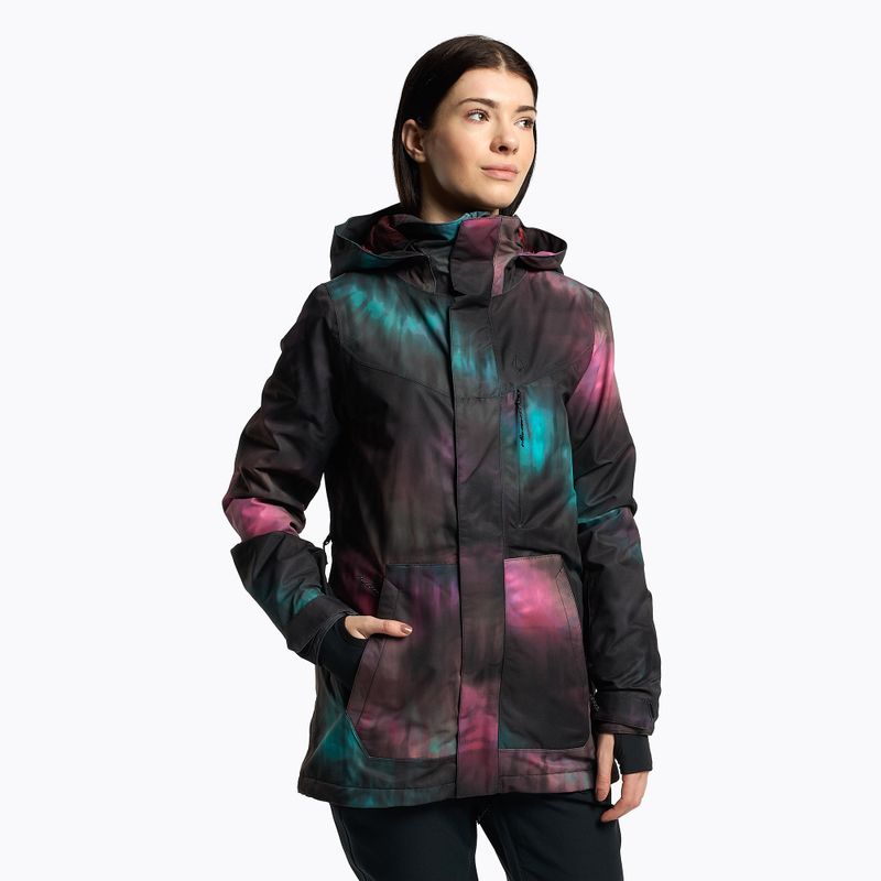 Moteriška snieglenčių striukė Volcom Pine 2L Tds Inf black-blue H0452208-BTD