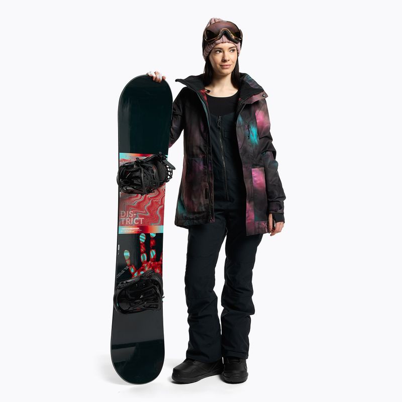 Moteriška snieglenčių striukė Volcom Pine 2L Tds Inf black-blue H0452208-BTD 2