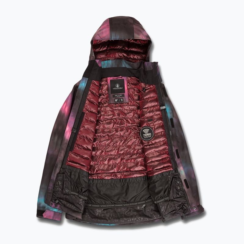 Moteriška snieglenčių striukė Volcom Pine 2L Tds Inf black-blue H0452208-BTD 11
