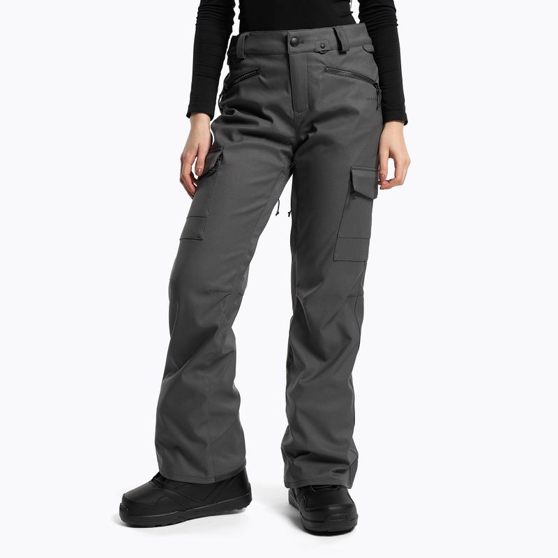 Moteriškos snieglenčių kelnės Volcom Grace Stretch Grey H1352204-DGR