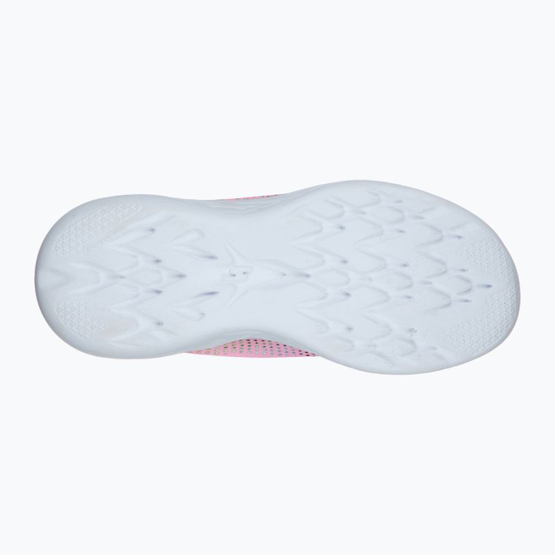 SKECHERS Go Run 600 Shimmer Speeder vaikiški treniruočių bateliai šviesiai rožinės/daugiafunkcinės spalvos 14
