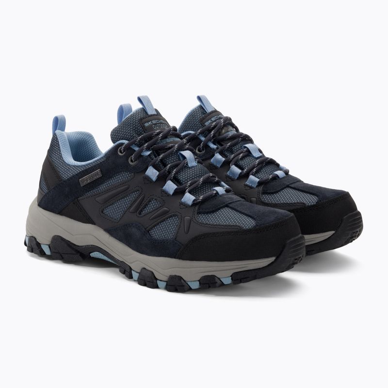 Moteriški trekingo batai SKECHERS Selmen West Highland navy/gray 4