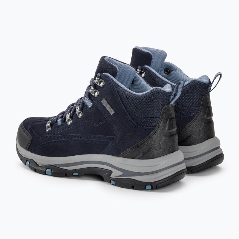 Moteriški trekingo batai SKECHERS Trego Alpine Trail navy/gray 3