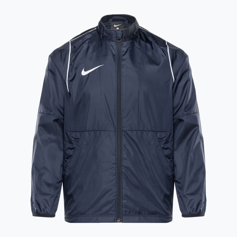 Vaikiška futbolo striukė Nike Park 20 Rain Jacket obsidiano/baltos/baltos spalvos