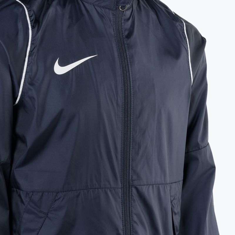 Vaikiška futbolo striukė Nike Park 20 Rain Jacket obsidiano/baltos/baltos spalvos 3