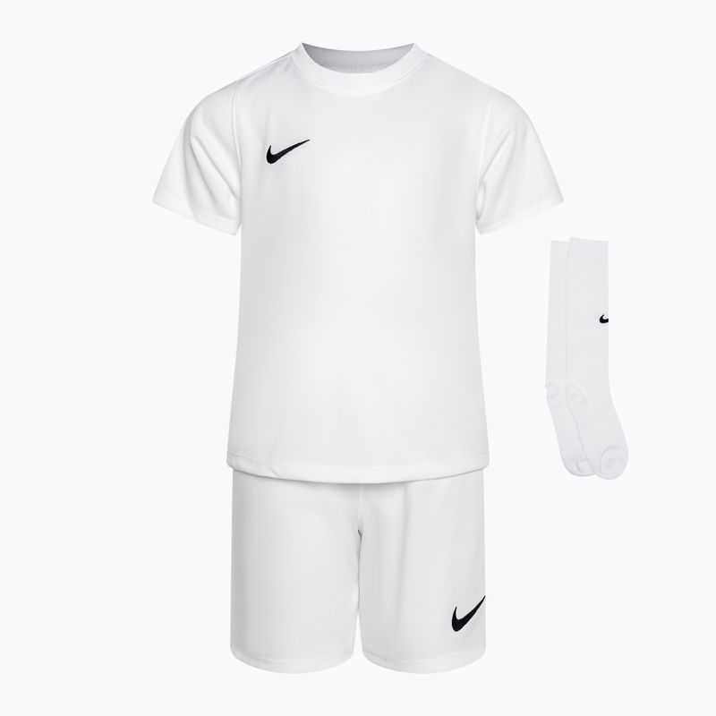 Vaikiškas futbolo komplektas Nike Dri-FIT Park Little Kids white/white/black