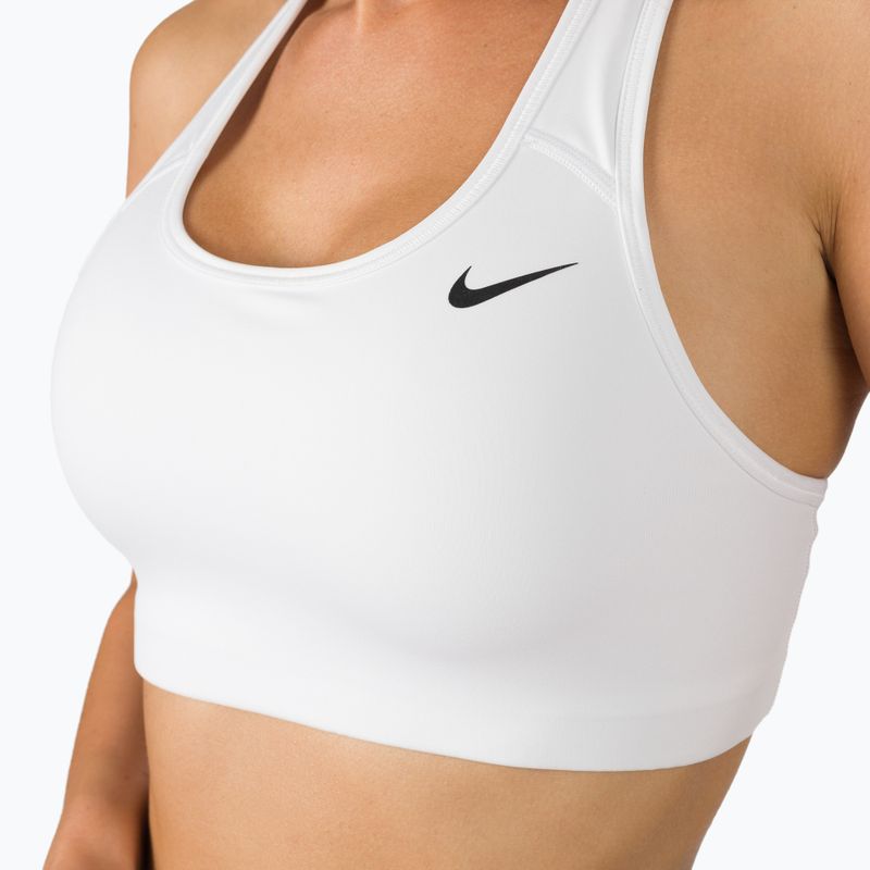 Nike Dri-FIT Swoosh fitneso liemenėlė balta BV3630-100 4