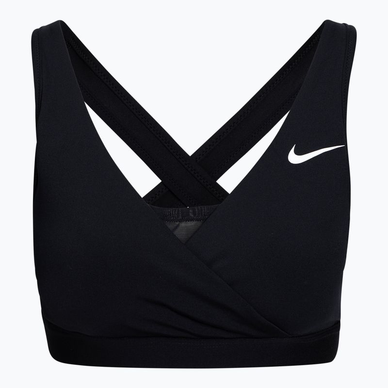 Nike fitneso slaugos liemenėlė (M) Swoosh black CQ9289-010