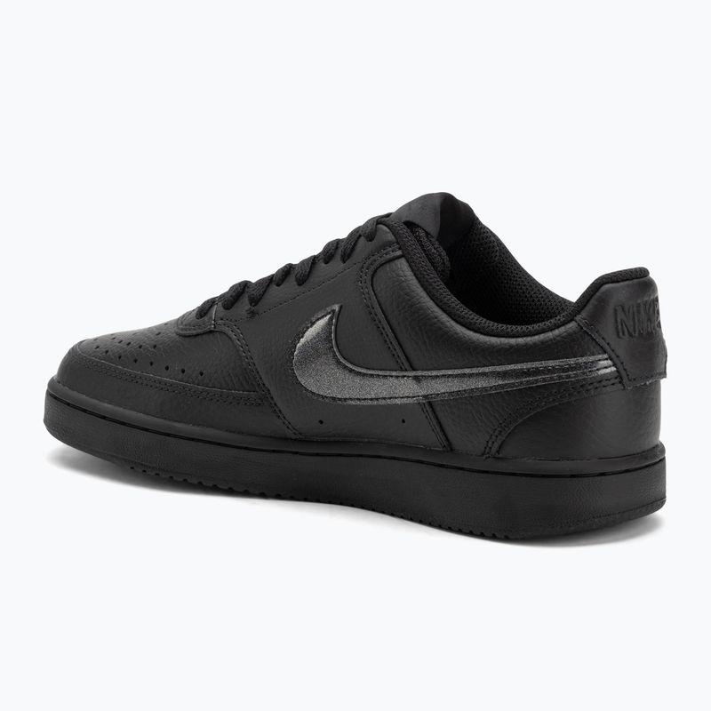 Nike Court Vision Low moteriški bateliai black/black 3