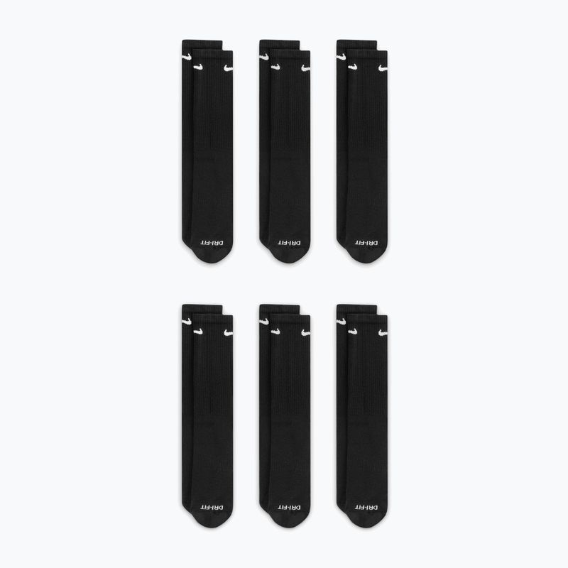 Vyriškos kojinės Nike Everyday Plus Cushioned Crew 6 pairs black/white 3