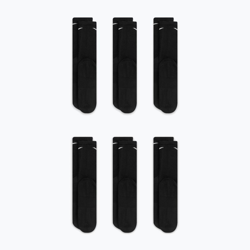 Vyriškos kojinės Nike Everyday Plus Cushioned Crew 6 pairs black/white 4