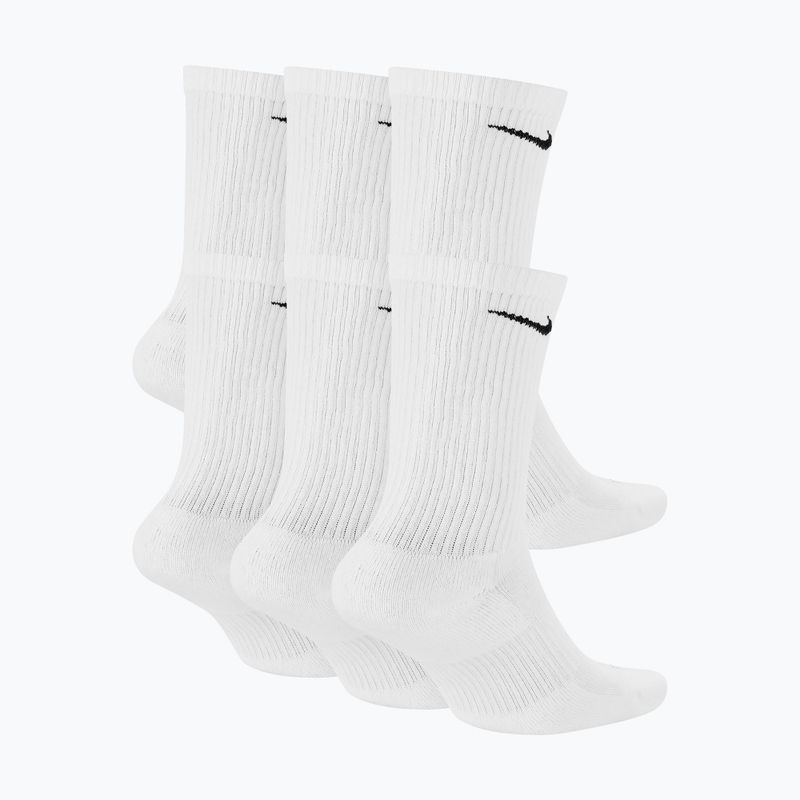 Vyriškos kojinės Nike Everyday Plus Cushioned Crew 6 pairs white/black 2