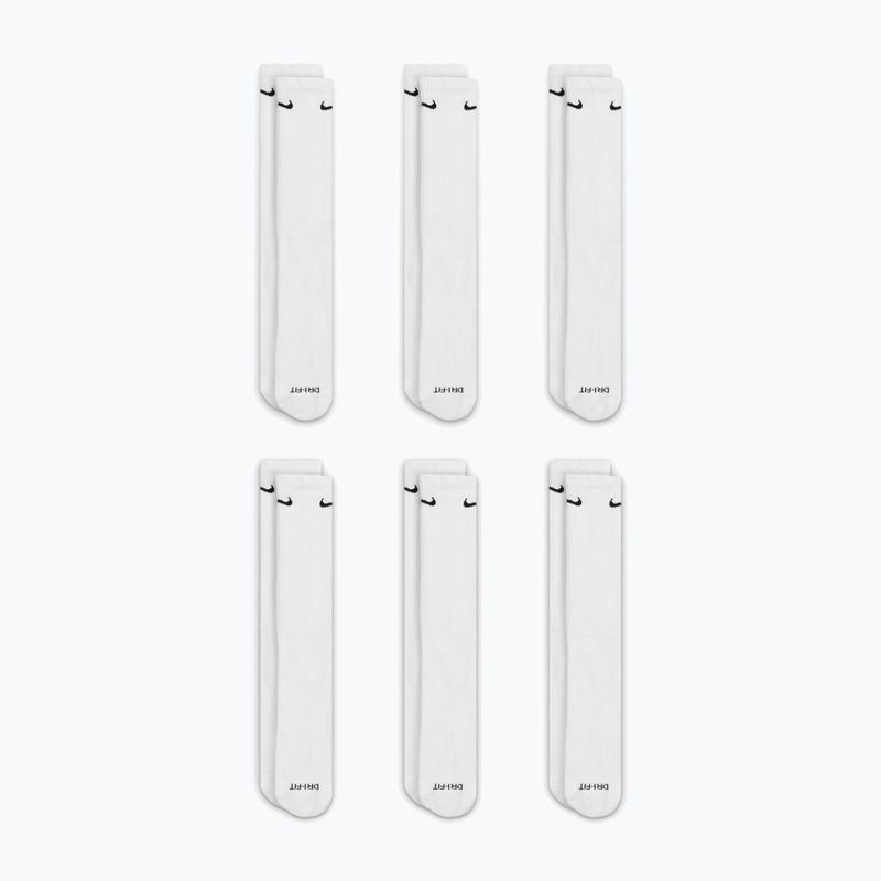 Vyriškos kojinės Nike Everyday Plus Cushioned Crew 6 pairs white/black 3