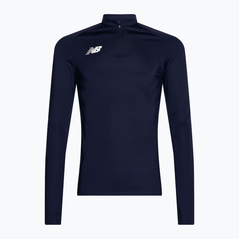 Vyriški New Balance Football Sweatshirt Training 1/4 Zip trikotažas tamsiai mėlyna EMT9035NV