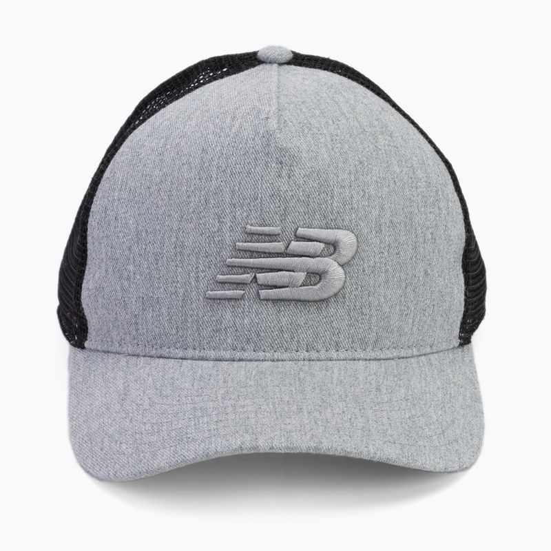 Moterų New Balance Lifestyle Athletics Trucker kepurė pilka LAH01001001AG 4