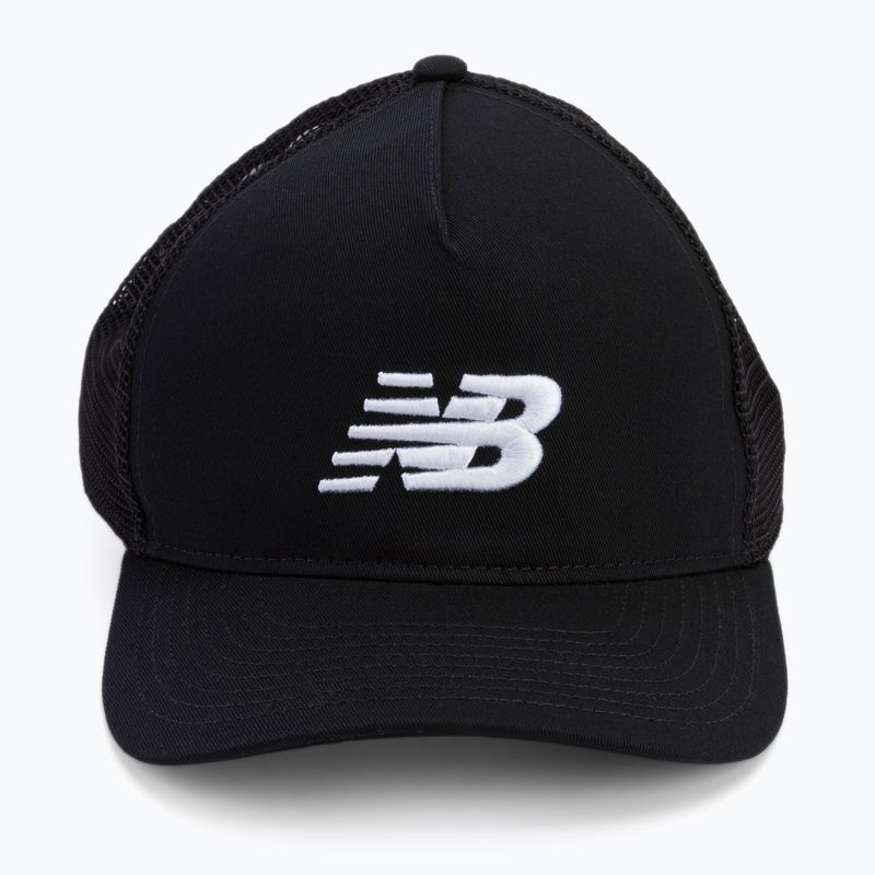 Moteriška New Balance Lifestyle Athletics Trucker kepurė juoda LAH01001001BK 4