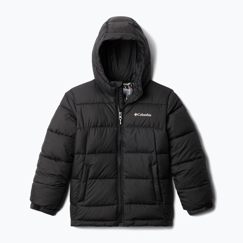 Columbia Pike Lake Hooded 011 vaikiška pūkinė striukė juoda 1799491