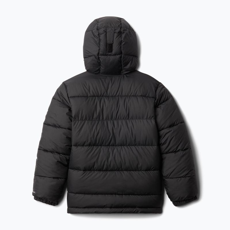 Columbia Pike Lake Hooded 011 vaikiška pūkinė striukė juoda 1799491 2