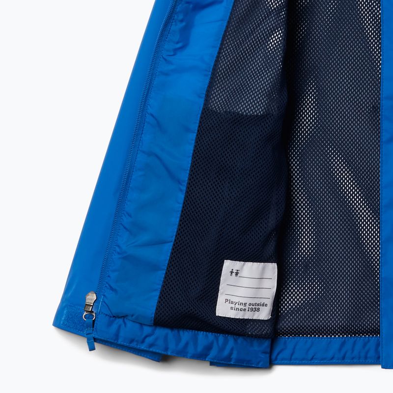 Columbia Watertight vaikiška membraninė striukė nuo lietaus mėlyna 1580641 8