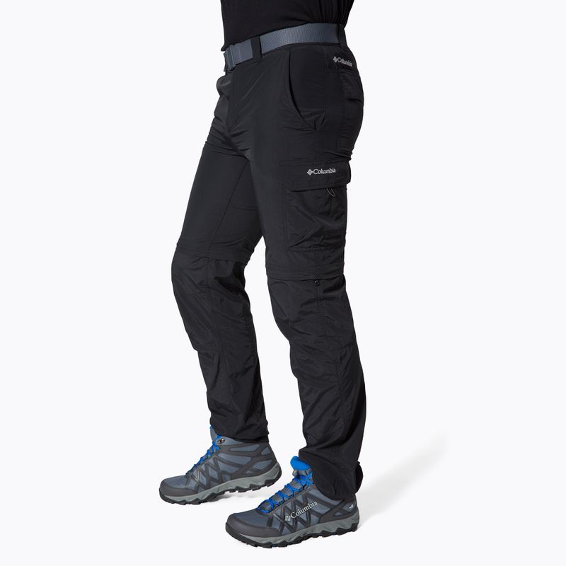 Columbia Silver Ridge II converti 010 black 1794891 vyriškos trekingo kelnės