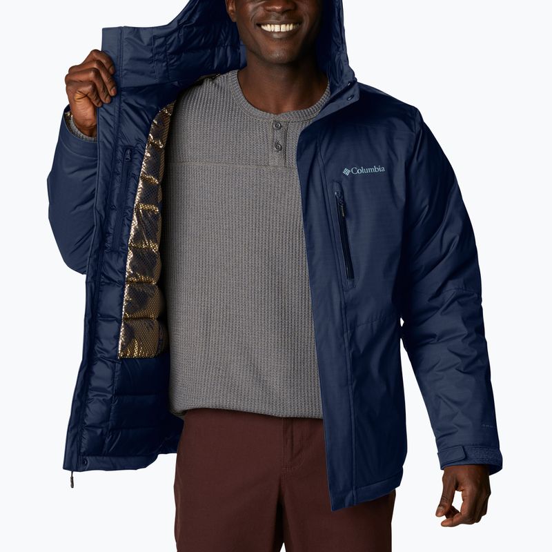 Columbia Oak Harbor Insulated vyriška žieminė striukė collegiate navy 4