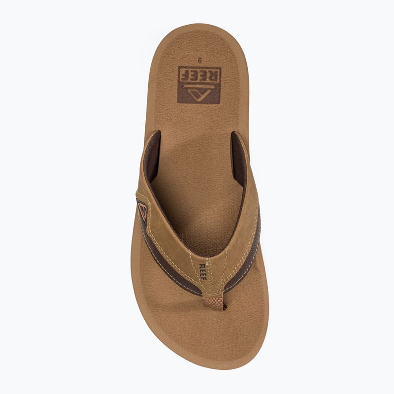 Vyriškos šlepetės per pirštą REEF Cushion Dawn bronze 5
