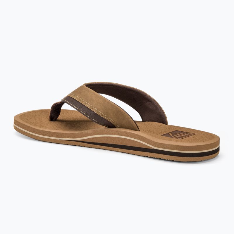 Vyriškos šlepetės per pirštą REEF Cushion Dawn bronze 7