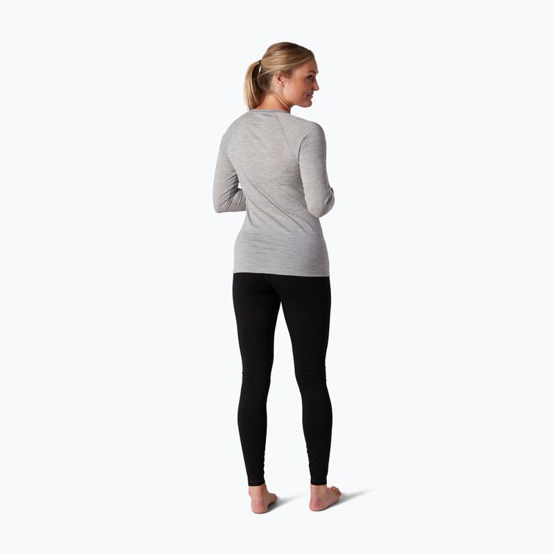 Moteriški termoaktyvūs marškinėliai Smartwool Merino 150 Baselayer Boxed šviesiai pilkos melanžinės spalvos 6
