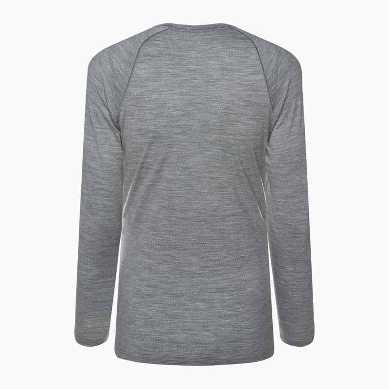 Moteriški termoaktyvūs marškinėliai Smartwool Merino 150 Baselayer Boxed šviesiai pilkos melanžinės spalvos 2