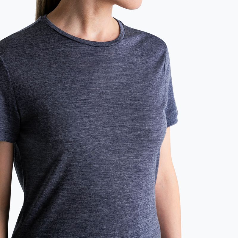 Moteriški žygio marškinėliai icebreaker Merino 125 Cool-Lite Sphere III SS Tee midnight navy heather 4
