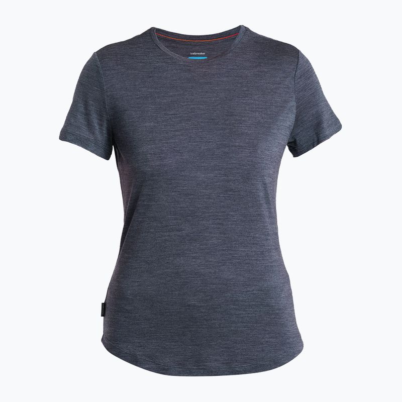 Moteriški žygio marškinėliai icebreaker Merino 125 Cool-Lite Sphere III SS Tee midnight navy heather 6