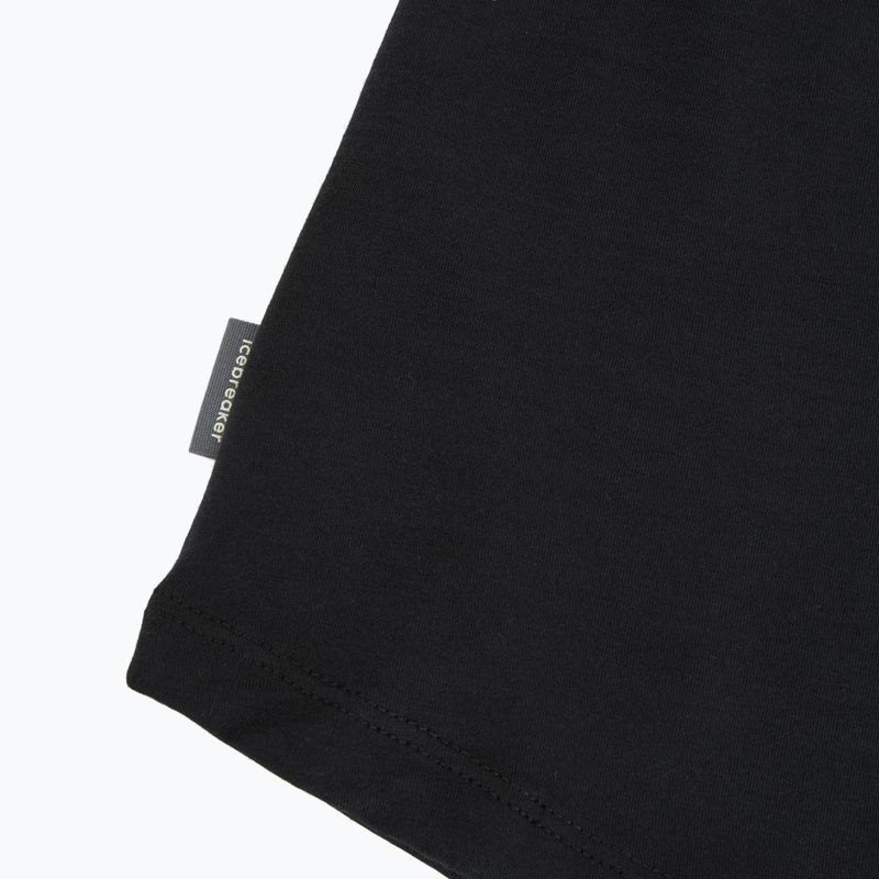 Moteriški žygio marškinėliai icebreaker Merino 125 Cool-Lite™ Sphere III black 3