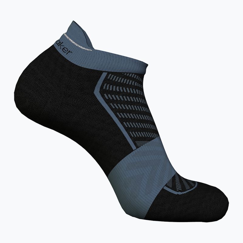 Vyriškos bėgimo kojinės icebreaker Merino Run+ Ultralight Micro black/graphite 2