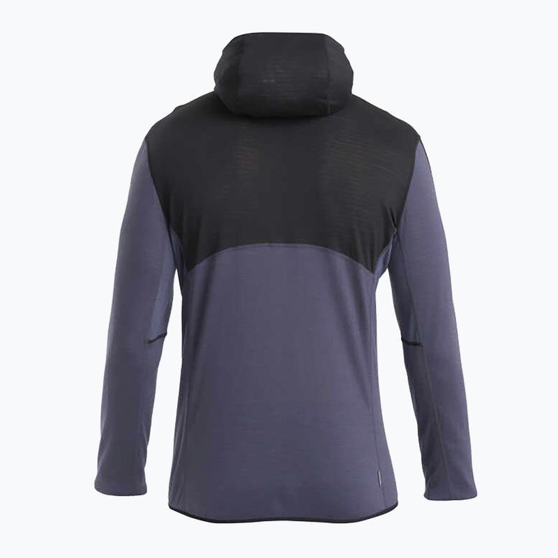 Vyriškas žygio džemperis icebreaker Merino 200 Realfleece™ Descender black/graphite/cb 2