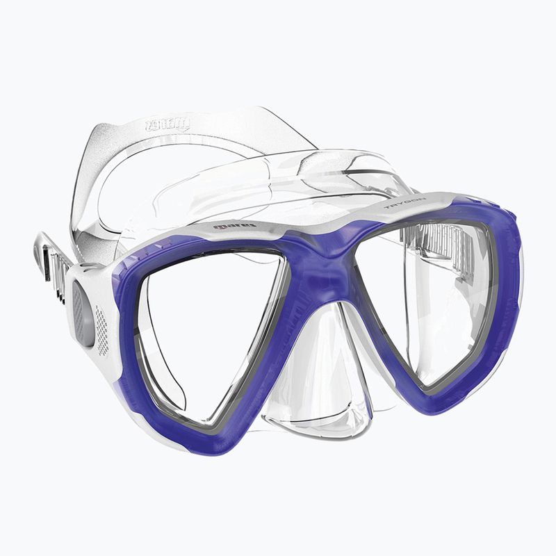 Paviršinio nardymo rinkinys Mares Combo Trygon blue/white/clear 2