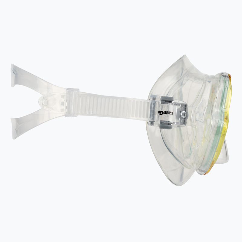Mares Wahoo nardymo kaukė skaidri, geltona 411238 3