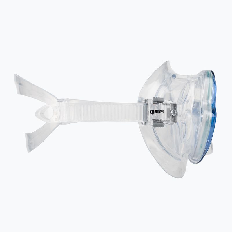 Mares Pure Vision skaidrios mėlynos spalvos nardymo kaukė 411217 3