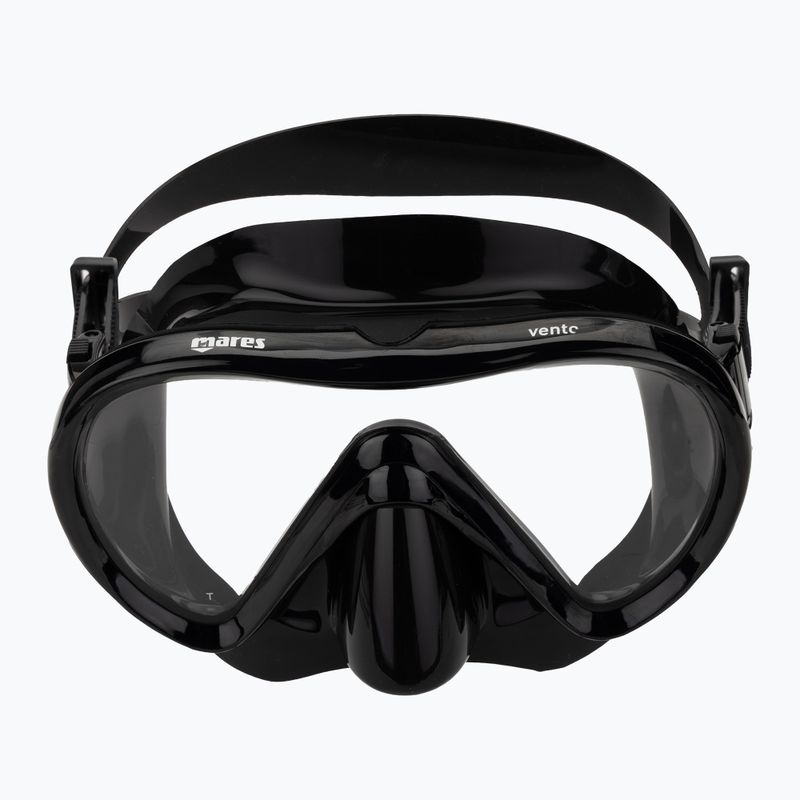 Paviršinio nardymo kaukė Mares Vento black/black 2