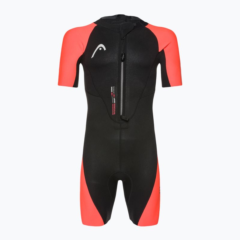 Vyriškas triatlono hidrokostiumas HEAD SwimRun Multi Shorty 2.5 black/orange 2