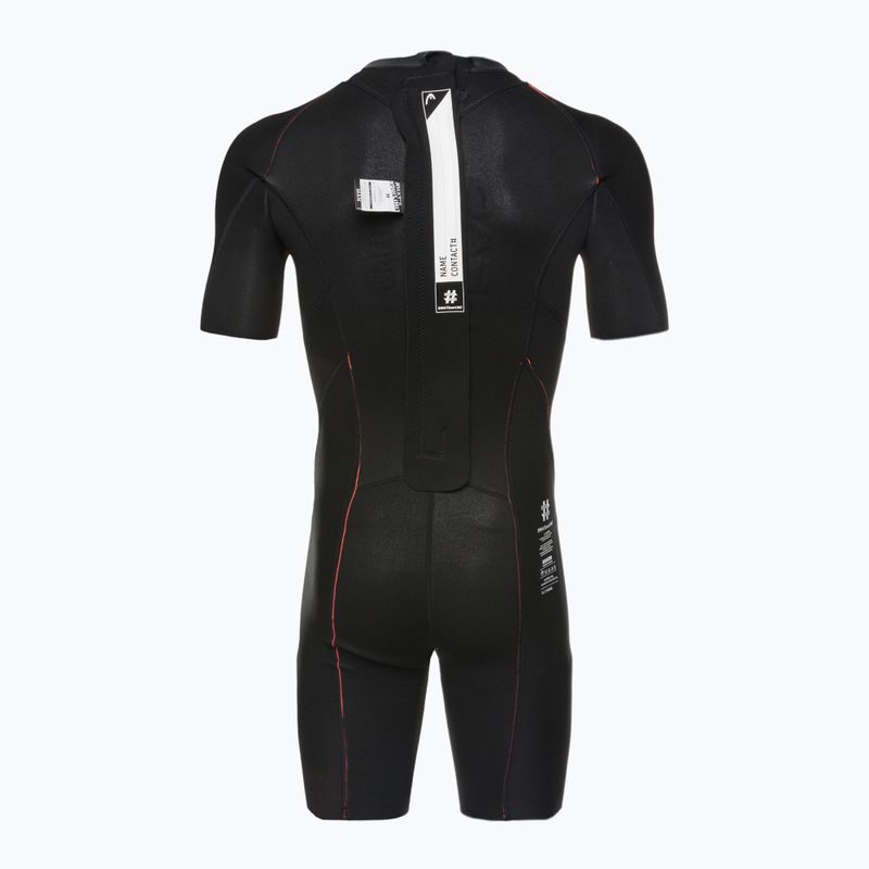 Vyriškas triatlono hidrokostiumas HEAD SwimRun Multi Shorty 2.5 black/orange 5