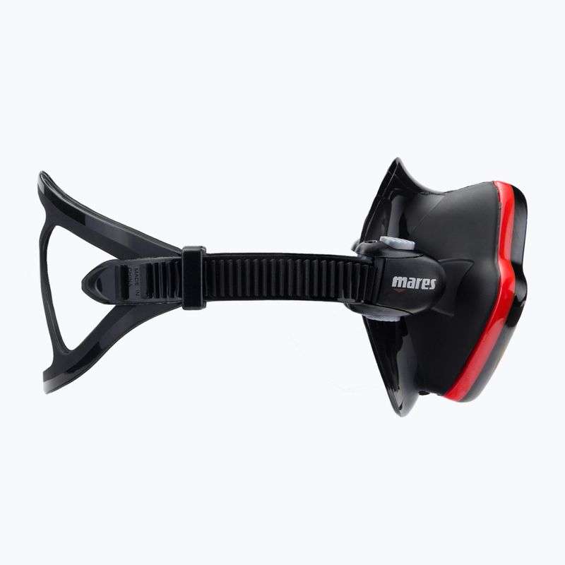 Mares One Vision nardymo kaukė juoda/raudona 411046 3